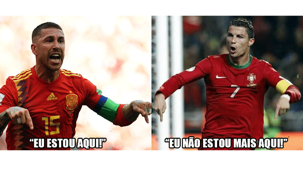 Fotos Da Copa 2018 Ippon De Sergio Ramos E Mao De Pique Zagueiros Da Espanha Viram Memes Uol Copa Do Mundo 2018