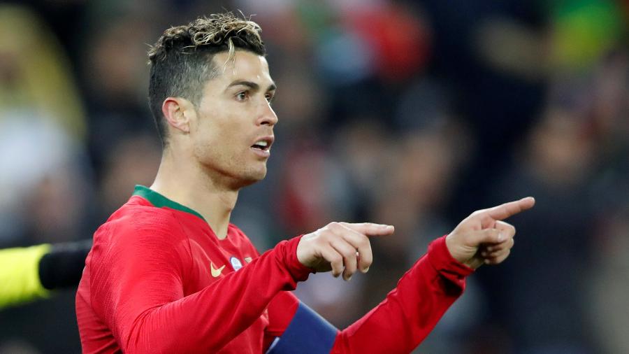 Cristiano Ronaldo comemora gol de Portugal contra o Egito - Arnd Wiegmann/Reuters