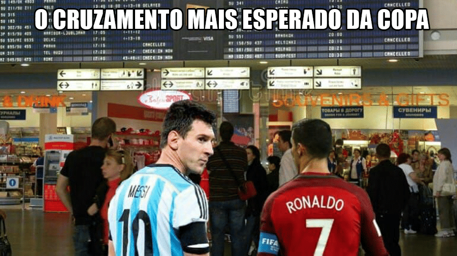 O encontro mais esperado da Copa vai acontecer apenas fora de campo - Reprodução/Twitter