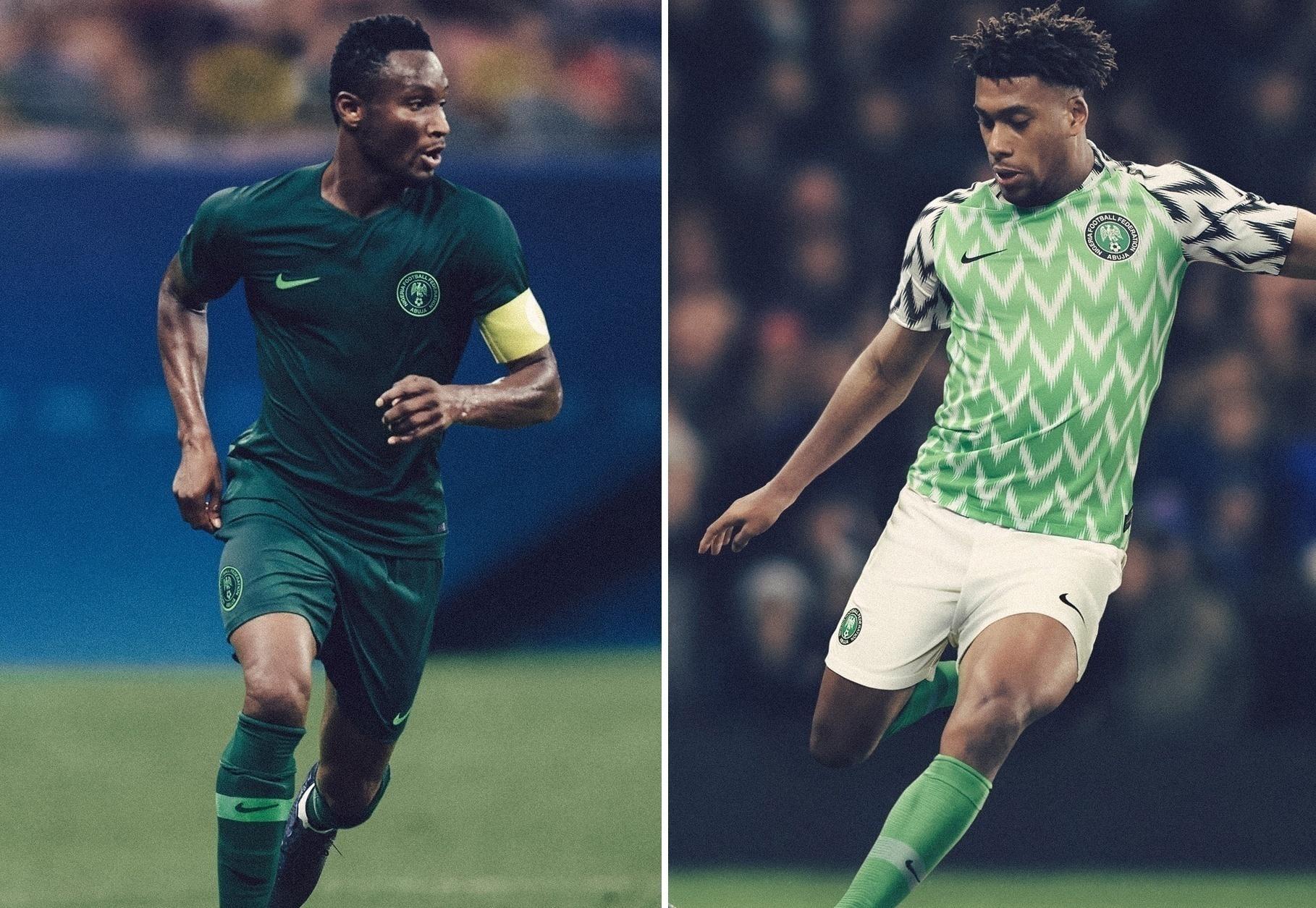 Uniformes da seleção da Nigéria - Divulgação/Nike