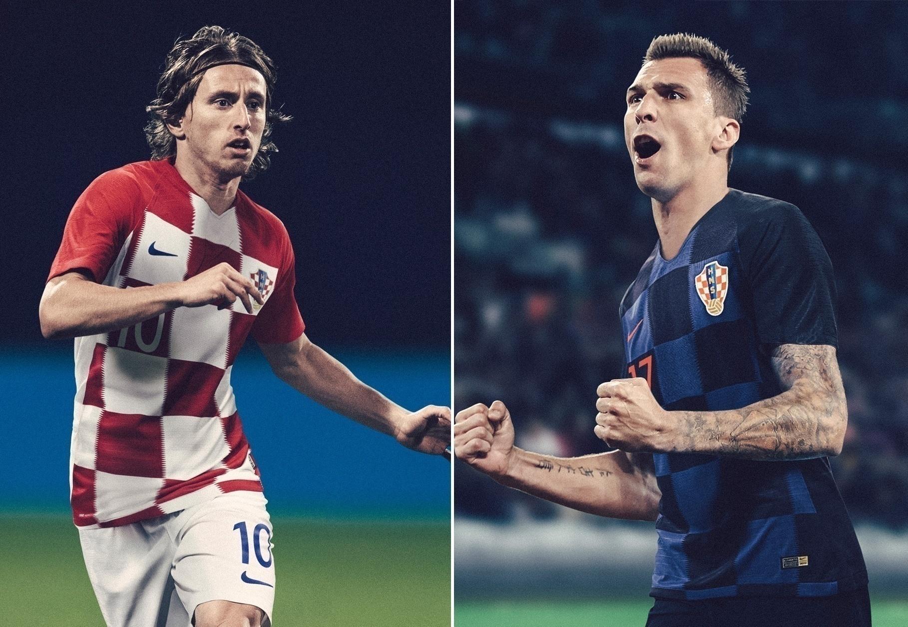 Uniformes da seleção da Croácia - Divulgação/Nike