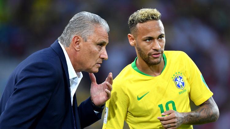 Tite Neymar - Stuart Franklin - FIFA/FIFA via Getty Images - Stuart Franklin - FIFA/FIFA via Getty Images