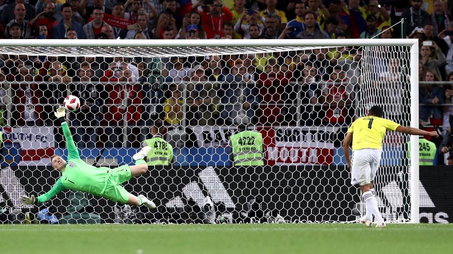 Colombianos foram eliminados pela Inglaterra nas oitavas de final da Copa 2018 - Ryan Pierse/Getty Images