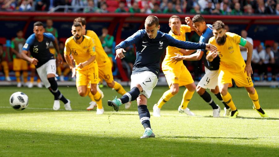 Griezmann cobrou o pênalti e marcou para a França - Reuters