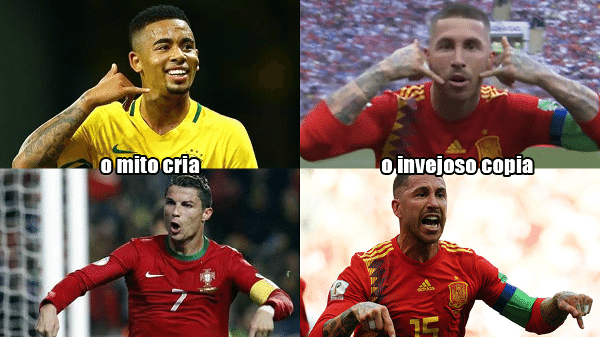 Fotos Da Copa 2018 Ippon De Sergio Ramos E Mao De Pique Zagueiros Da Espanha Viram Memes Uol Copa Do Mundo 2018