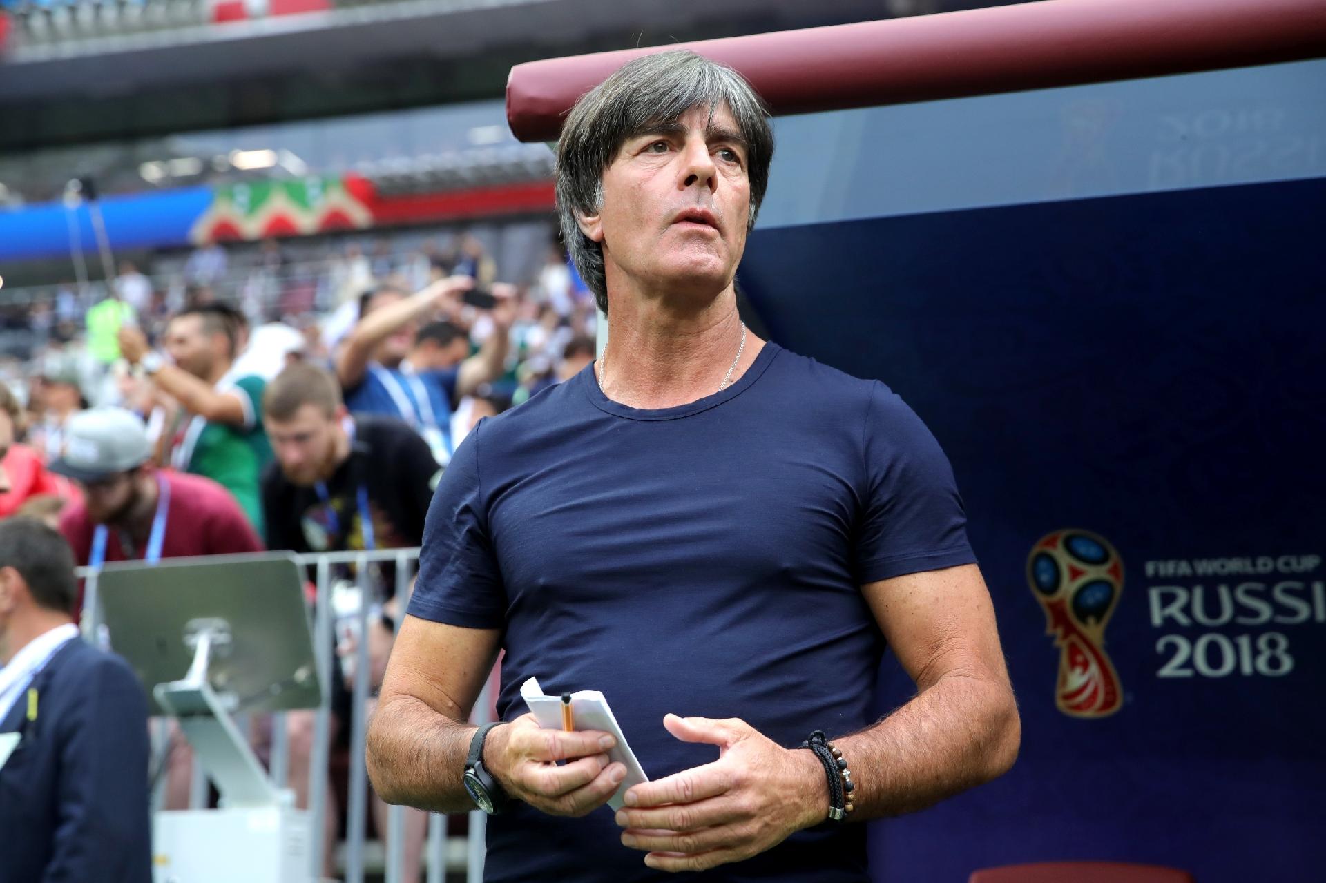 Joachim Löw, técnico da Alemanha, no duelo contra o México - Alexander Hassenstein/Getty Images