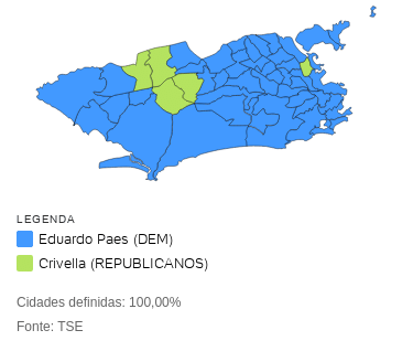 Veja resultados do 1º turno das Eleições 2020 nos 92 municípios do RJ