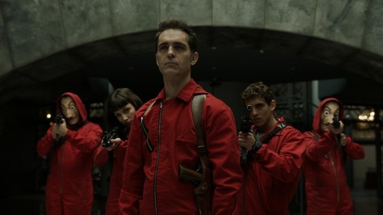 Cena da série "La Casa de Papel", exibida pela Netflix - Divulgação - Divulgação