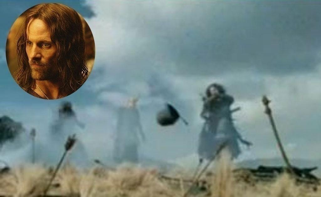 Viggo Mortensen em cena de "O Senhor dos Anéis: As Duas Torres" (2002) - Reprodução