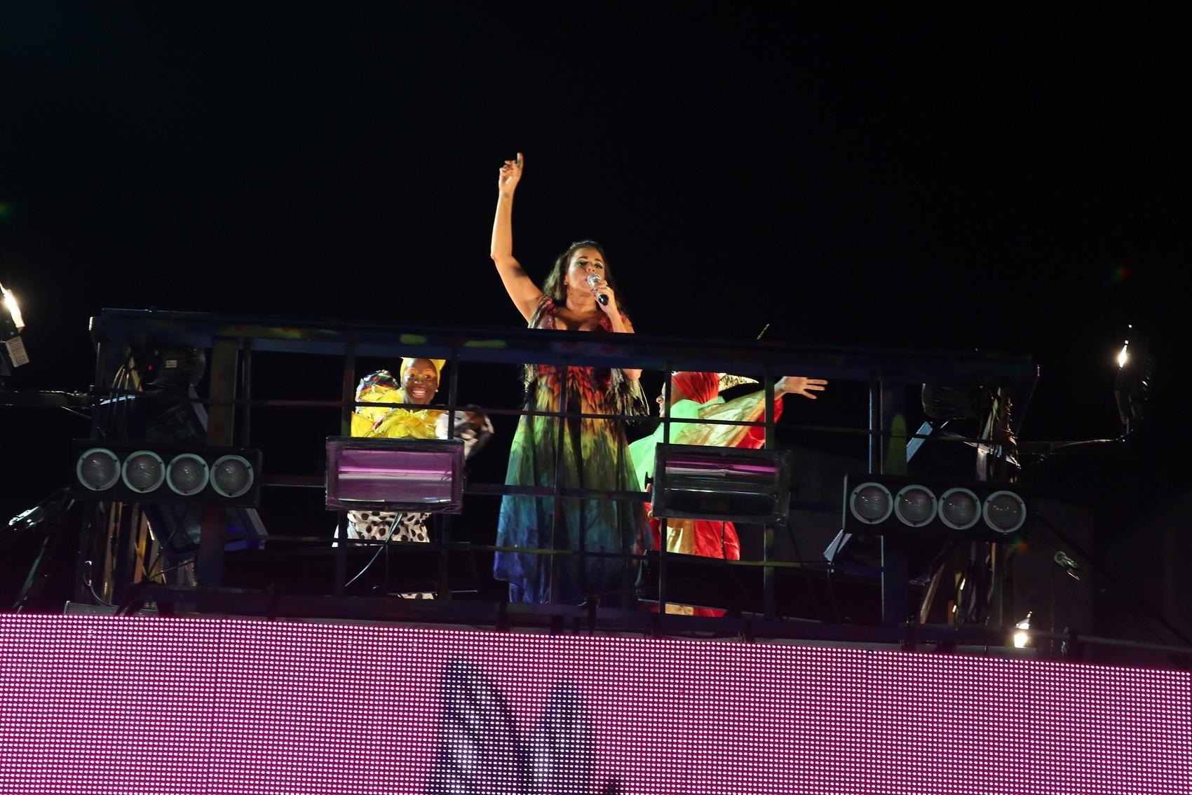 Daniela Mercury se apresenta no Circuito Barra Ondina - Thiago Duran/AgNews