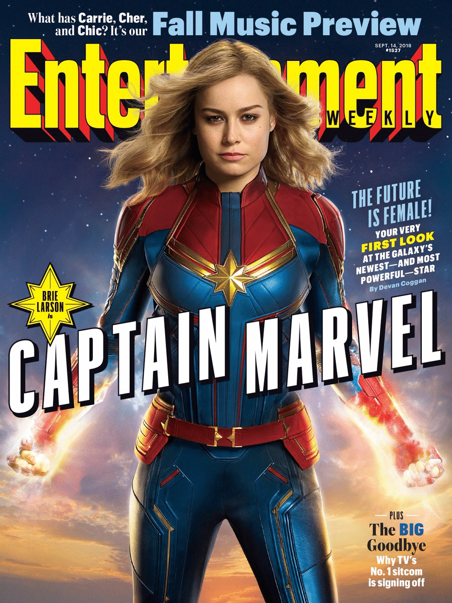 Brie Larson como Capitã Marvel - Divulgação