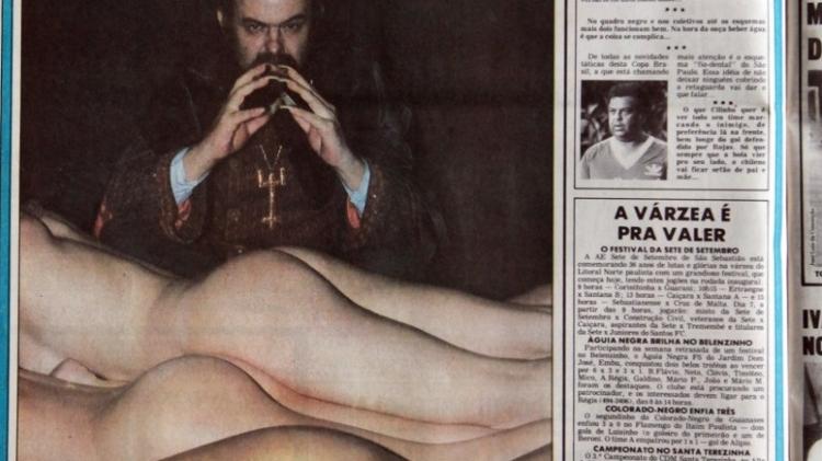 A tal 'foto das bundas' de Zé do Caixão no Notícias Populares - José Luis da Conceição/Reprodução - José Luis da Conceição/Reprodução