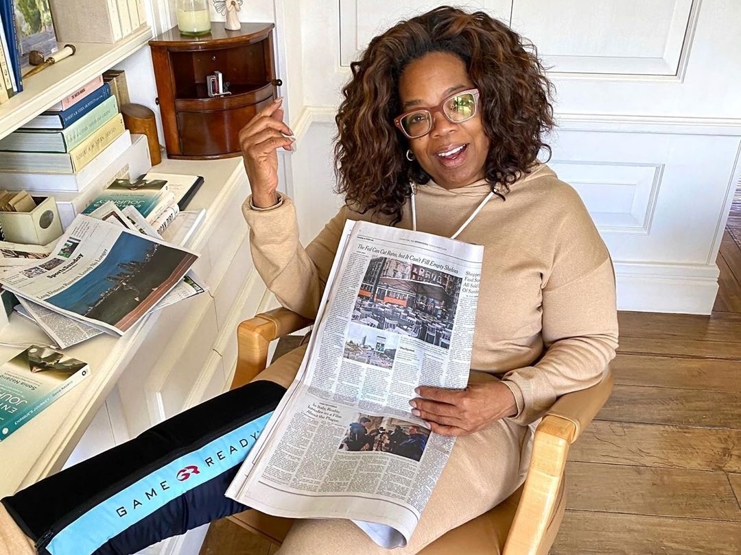 F5 - Celebridades - Apresentadora Oprah Winfrey doa US$ 10 mi para