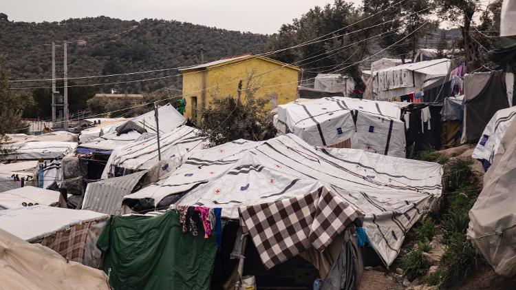 Malas condiciones: los hogares donde viven las familias de refugiados en la región de Moria - André Naddeo