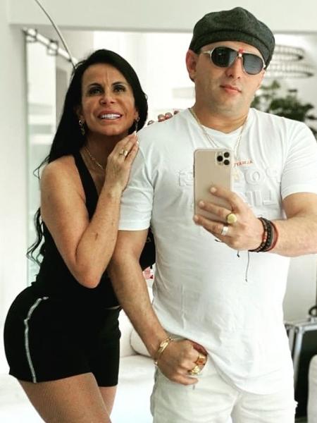 Gretchen e Esdras de Souza; cantora promete "casamentão" - Reprodução/Instagram