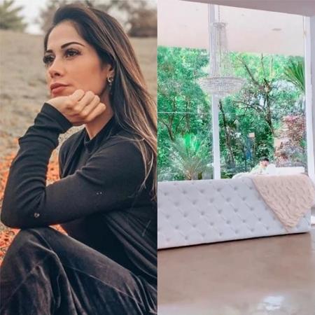 Mayra Cardi exibe sofá de sua mansão - Reprodução / Instagram