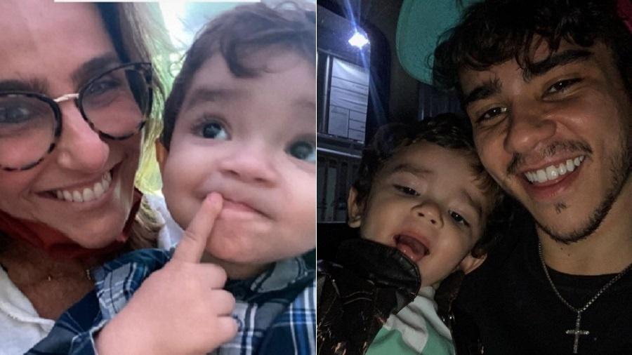 João Fernandes diz que a atriz Monique Curi está ajudando nos cuidados com o filho - Reprodução/Instagram
