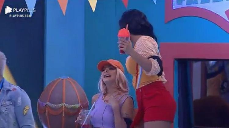 A Fazenda 2021: Lary diz ter ciúmes de Bil com Aline - Reprodução/Playplus - Reprodução/Playplus