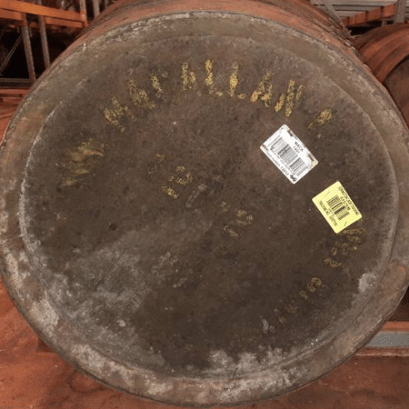 O barril de uísque mais caro do mundo: Macallan, safra de 1991 - Reprodução/Twitter