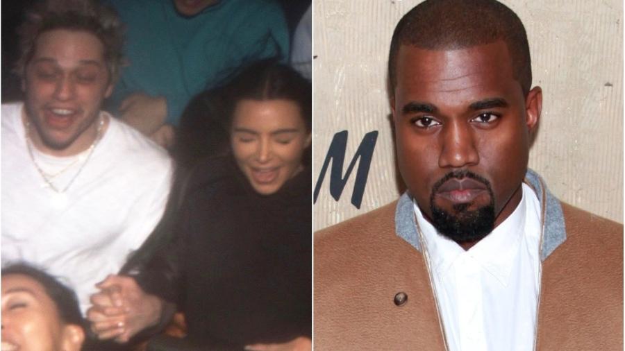 Kim Kardashian e Pete Davidson foram flagrados de mãos dadas; Kanye West não gostou - Reprodução/Instagram