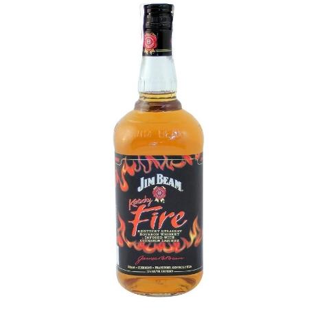 Uísque Bourbon Jim Beam Fire, 1 litro - Divulgação - Divulgação