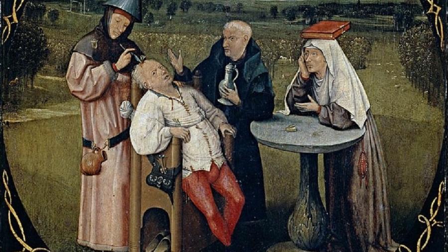 A Extração da Pedra da Loucura, de Hieronymus Bosch - Reprodução