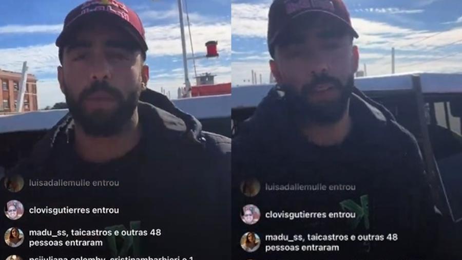 Pedro Scooby é surpreendido em live com pergunta sobre Piovani