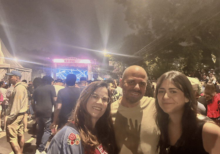 Nathalia, Rodrigo e Soluwa assistiram ao show de Maria Rita na Virada Cultural 2024
