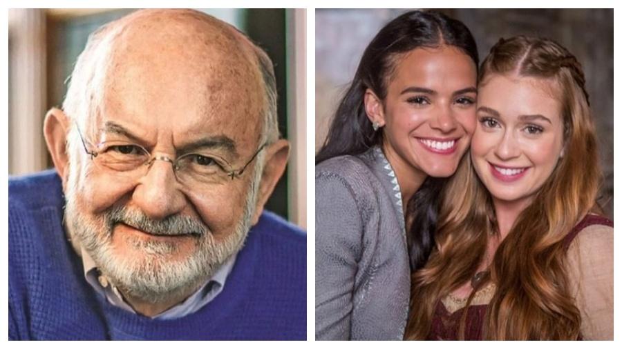 Silvio de Abreu repercutiu fracasso de "Deus Salve o Rei", protagonizada por Bruna Marquezine e Marina Ruy Barbosa - Reprodução