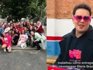 Gloria Groove entrega donuts a fãs acampados para estreia de show de pagode