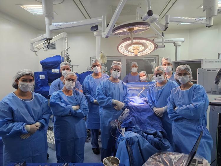 Equipe que fez a cirurgia de Viviane Equipe que fez a cirurgia de Viviane