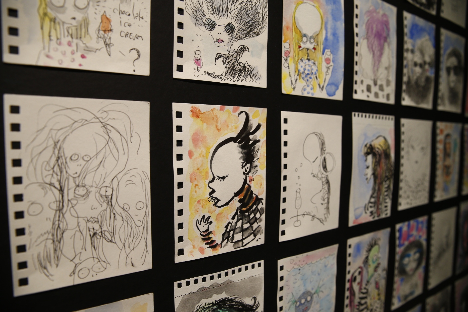 27.jan.2016 - Exposição dedicada ao cineasta Tim Burton no MIS (Museu da Imagem e do Som) - Fabio Braga/Folhapress