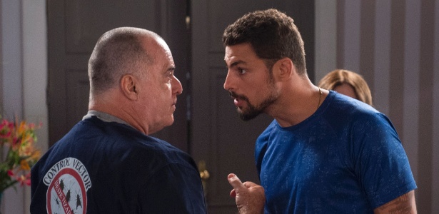 Novela não empolgou, mas vale tirar o chapéu para esses dois: Tony Ramos e Cauã Raymond - Estevam Avellar/Divulgação/TV Globo