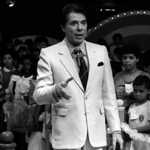 Silvio Santos no "Domingo no Parque" em 1988; programa estará na exposição do MIS - Paulo Cerciari/Folha Imagem - Paulo Cerciari/Folha Imagem