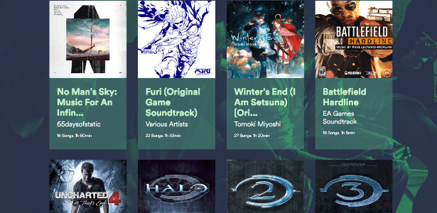 Serviço traz trilhas sonoras de jogos como "Halo", "Uncharted" e "I Am Setsuna" - Divulgação