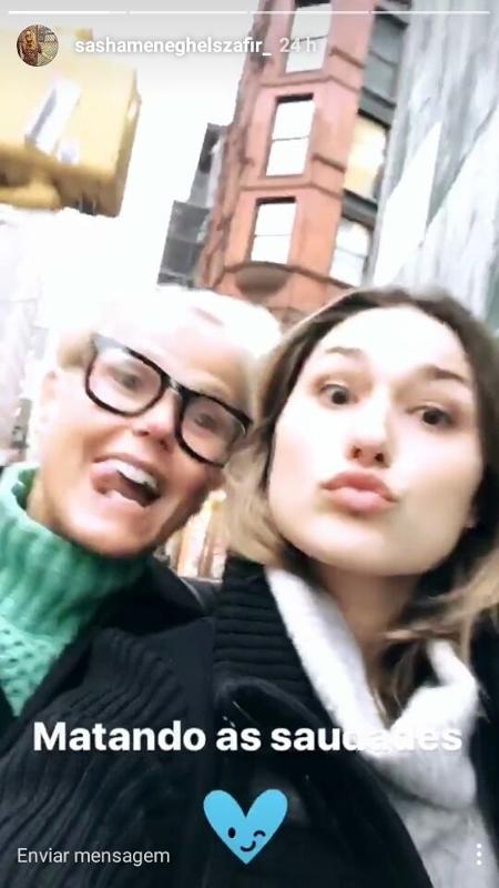 Xuxa e Sasha publicam foto juntas - Reprodução