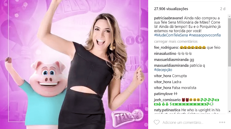 Patrícia Abravanel foi alvo de críticas nas redes sociais - Reprodução/Instagram - Reprodução/Instagram