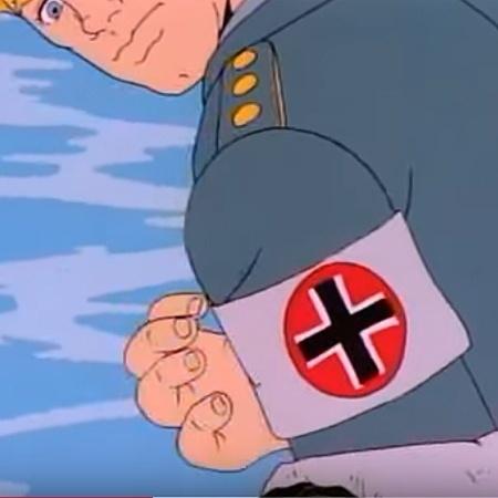 Piloto nazista em Caverna do Dragão - Reprodução - Reprodução