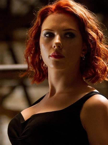 A atriz Scarlett Johansson como Viúva Negra - Reprodução