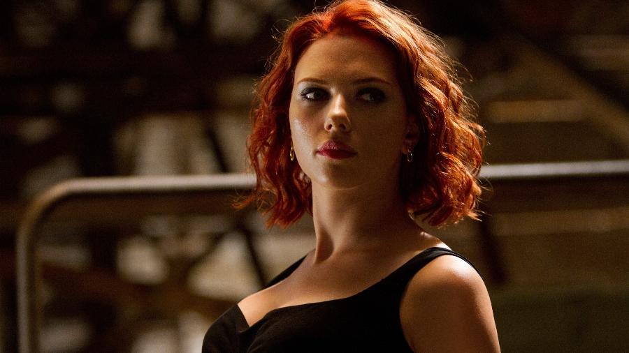 A atriz Scarlett Johansson como Viúva Negra - Reprodução