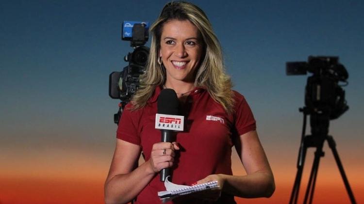 A repórter Gabriela Moreira, da ESPN Brasil - Divulgação - Divulgação