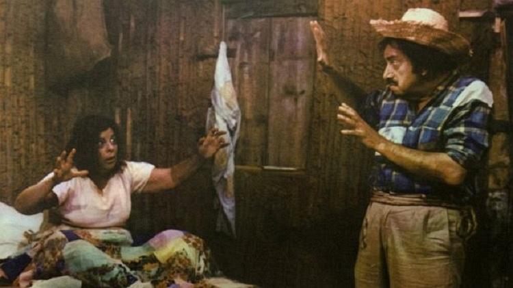 Mazzaropi interpreta Jeca Tatu, personagem de Monteiro Lobato, no filme "Jeca Contra o Capeta", de 1976 - Funarte/BBC - Funarte/BBC