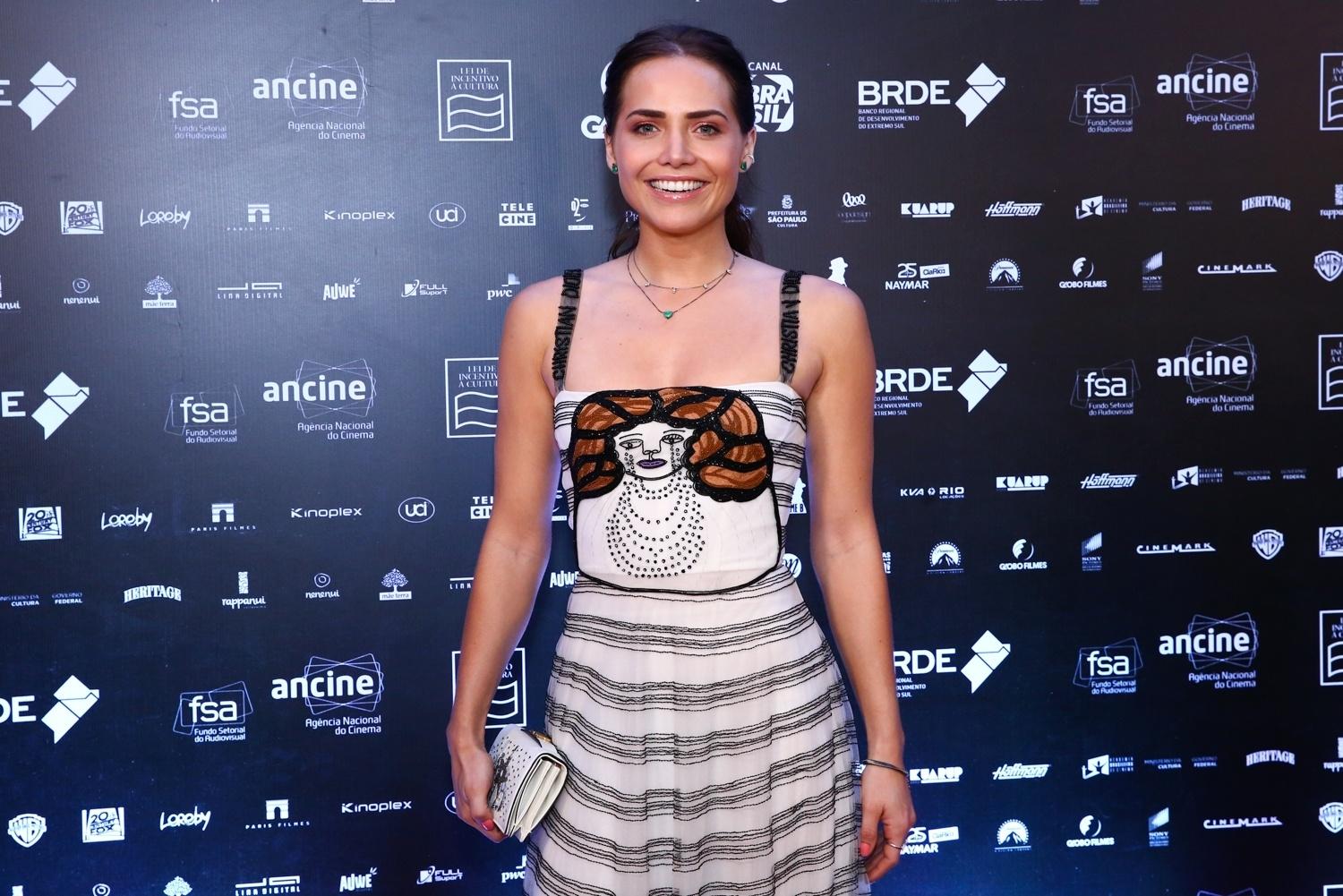 Leticia Colin prestigia "Grande Prêmio de Cinema Brasileiro 2018" na Cidade das Artes, na Barra da Tijuca, zona oeste do Rio, na terça-feira (18) - Roberto Filho/Brazil News