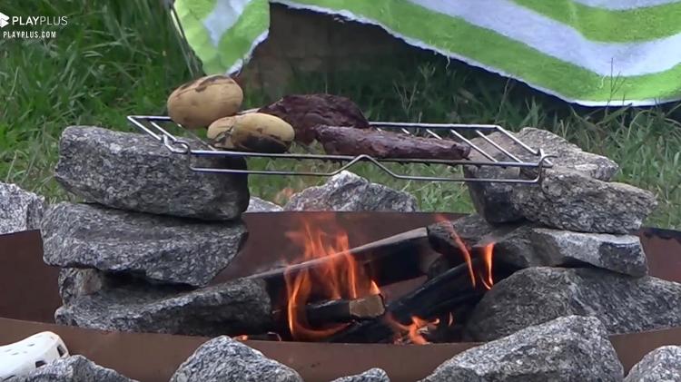 Churrasco - Reprodução/PlayPlus - Reprodução/PlayPlus