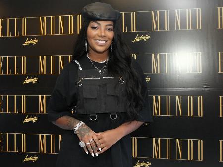 A cantora Ludmilla em coletiva para divulgar o DVD "Hello Mundo" - Marcello Sá Barreto/Brazil News
