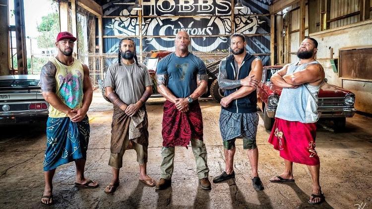 Família de Hobbs em Samoa - Divulgação - Divulgação