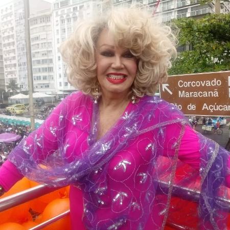 Jane Di Castro na parada LGBTI+ de 2019 - Pauline Almeida/UOL