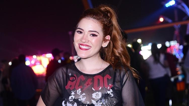 A ex-BBB Ana Clara urte o segundo dia do Rock in Rio - Leo Franco/AgNews - Leo Franco/AgNews