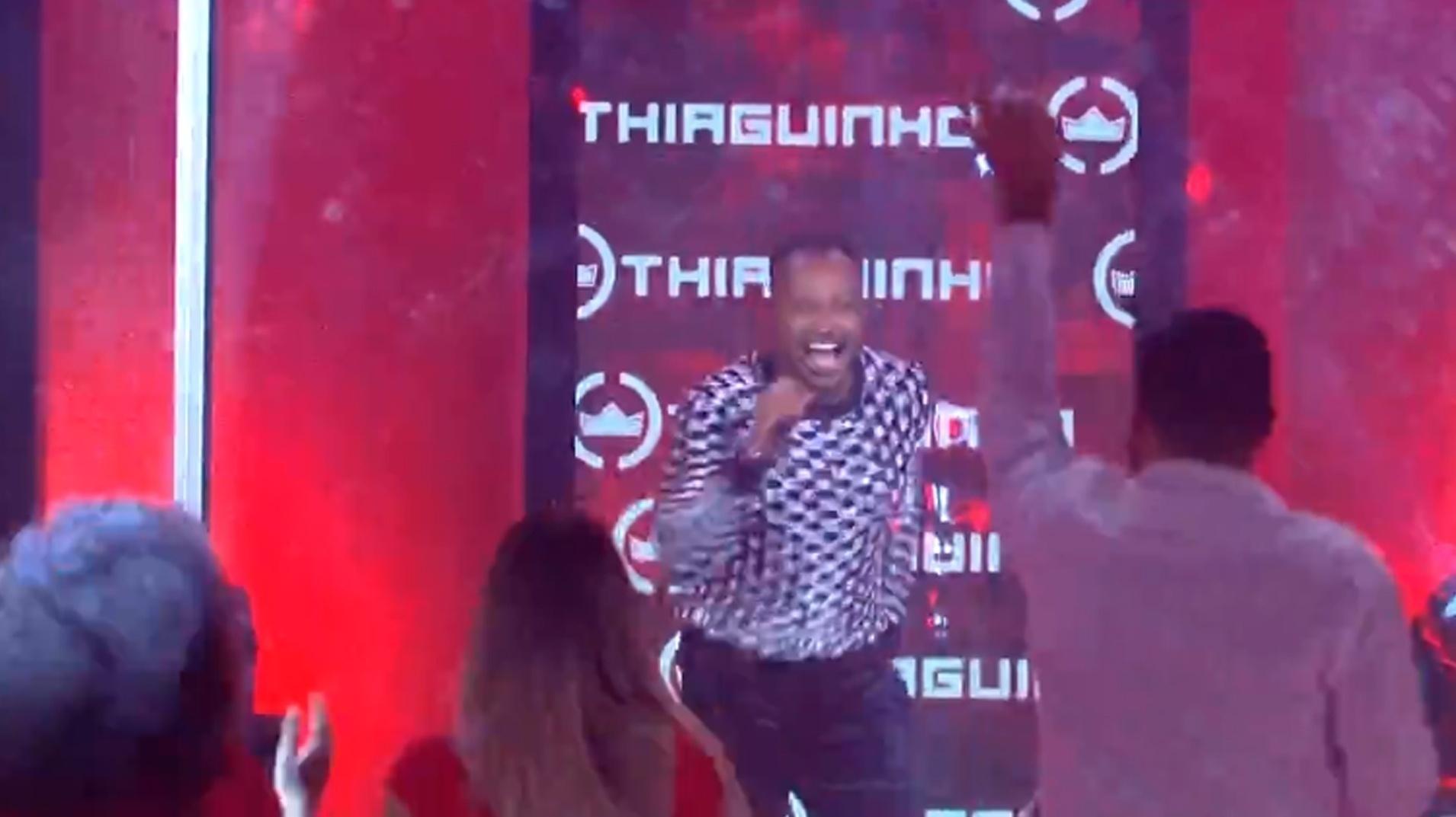 BBB 21: Thiaguinho anima festa no BBB - Reprodução/Globoplay