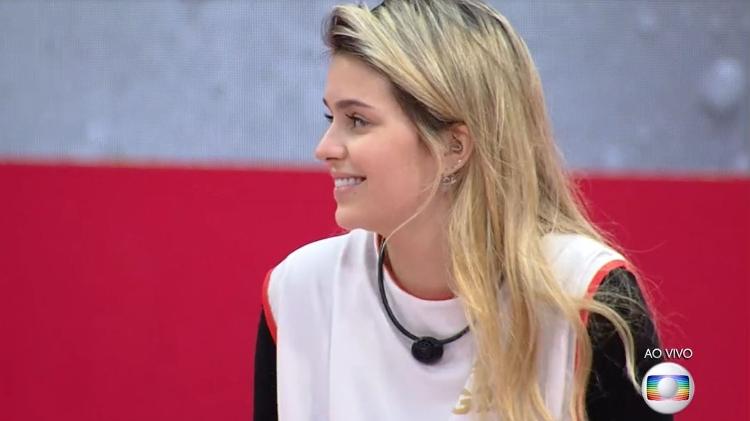 BBB 21: Viih Tube olha para Gilberto durante jogada em prova do líder - Reprodução/ Globoplay - Reprodução/ Globoplay